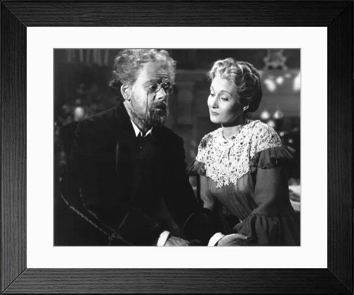 Framed Print : THE LIFE OF EMILE ZOLA, from left: Paul Muni, Gloria Holden, 1937