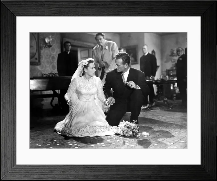 Framed Print : THE QUIET MAN, Maureen O'Hara, Victor McLaglen, John Wayne, Ward Bond, Barry Fitzgerald, 1952