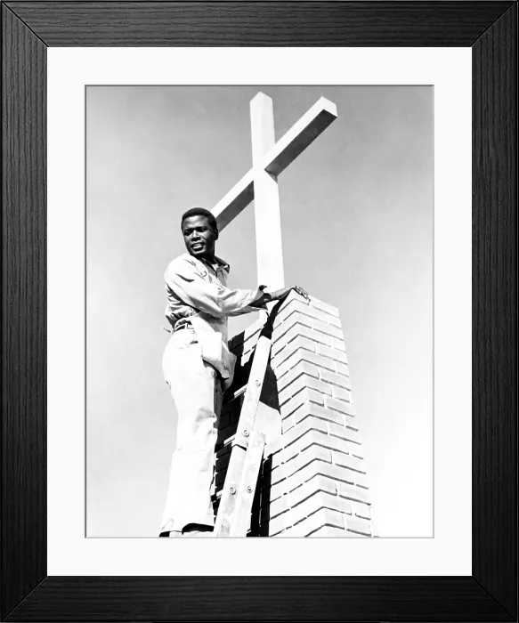 Framed Print : LILIES OF THE FIELD, Sidney Poitier, 1963 Framed Print : LILIES OF THE FIELD, Sidney Poitier, 1963