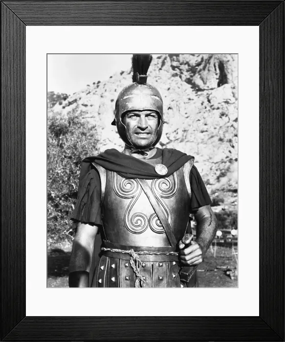 Framed Print : THE 300 SPARTANS, (aka LION OF SPARTA), Richard Egan, 1962, TM & Copyright 20th Century Fox Film Corp. / courtesy Everett Collection