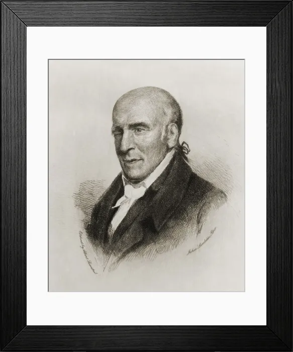 Framed Print : Stephen Girard 1750-1831 was a French-American philanthropist and banker. He used his great wealth to prop up U.S. government finances during the War of 1812