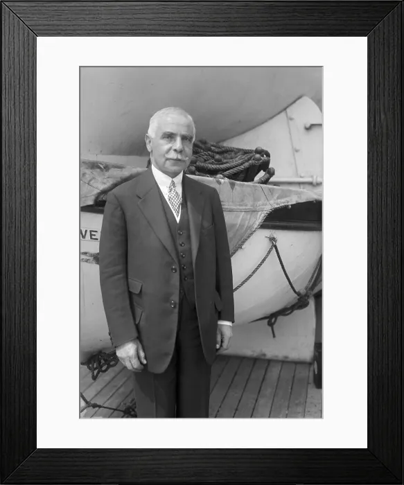 Framed Print : Otto Kahn 1867-1934 was an investment banker collector philanthropist. (BSLOC_2010_18_141)