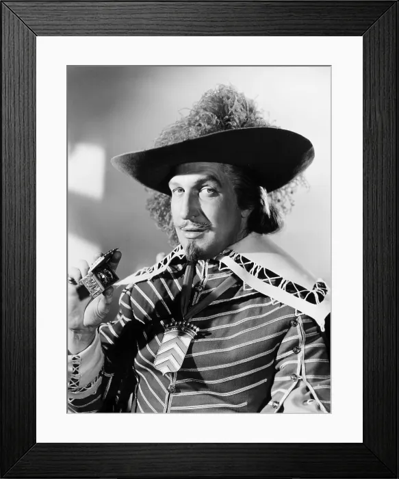Framed Print : THE THREE MUSKETEERS, Vincent Price, 1948
