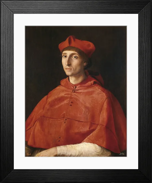 Framed Print : Raphael (1483-1520). Portrait of a Cardinal. 1512. Cardinal Alidosi. Renaissance art. Cinquecento. Oil on canvas. SPAIN. Madrid. Prado Museum Framed Print : Raphael (1483-1520). Portrait of a Cardinal. 1512. Cardinal Alidosi. Renaissance art. Cinquecento. Oil on canvas. SPAIN. Madrid. Prado Museum
