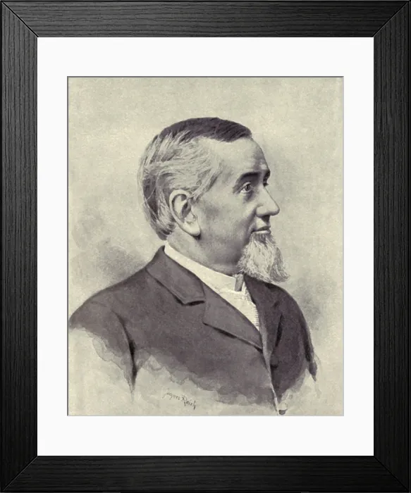 Framed Print : George Pullman 1831-1897 developed a line of Pullman railroad passenger cars that provided sleeping berths dining facilities telegraph services to travelers in the 1860s Framed Print : George Pullman 1831-1897 developed a line of Pullman railroad passenger cars that provided sleeping berths dining facilities telegraph services to travelers in the 1860s
