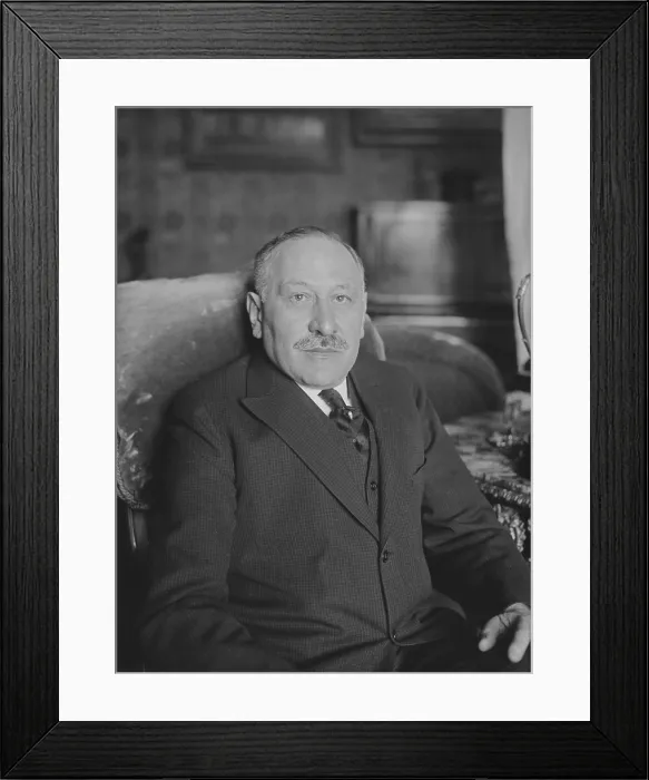 Framed Print : Julius Rosenwald 1862-1932 was part-owner and was senior executive of Sears Roebuck and Company from 1908 1932