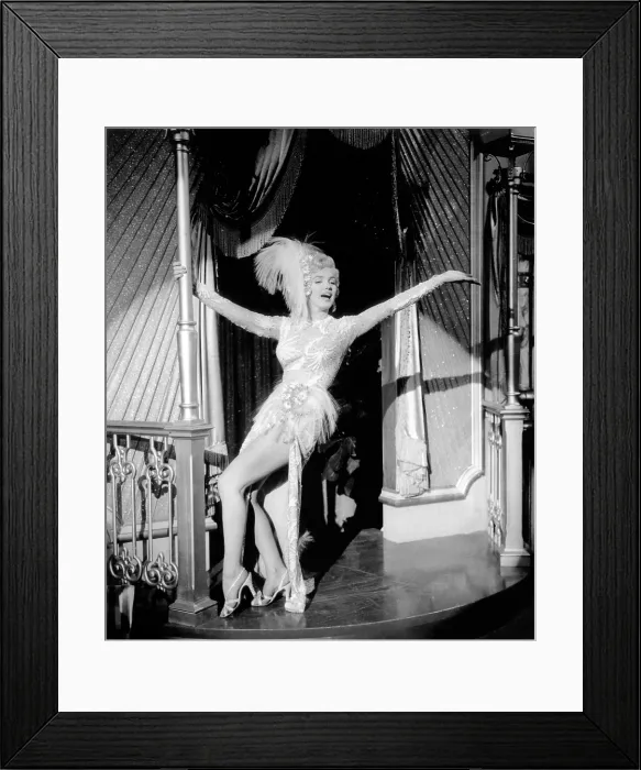 Framed Print : THERE'S NO BUSINESS LIKE SHOW BUSINESS, Marilyn Monroe, (in a dress by Travilla), 1954, 20th Century Fox, TM & Copyright, courtesy Everett Collection