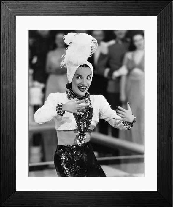 Framed Print : THAT NIGHT IN RIO, Carmen Miranda, 1941, TM and Copyright 20th Century Fox Film Corp. All rights reserved. Courtesy: Everett Collection