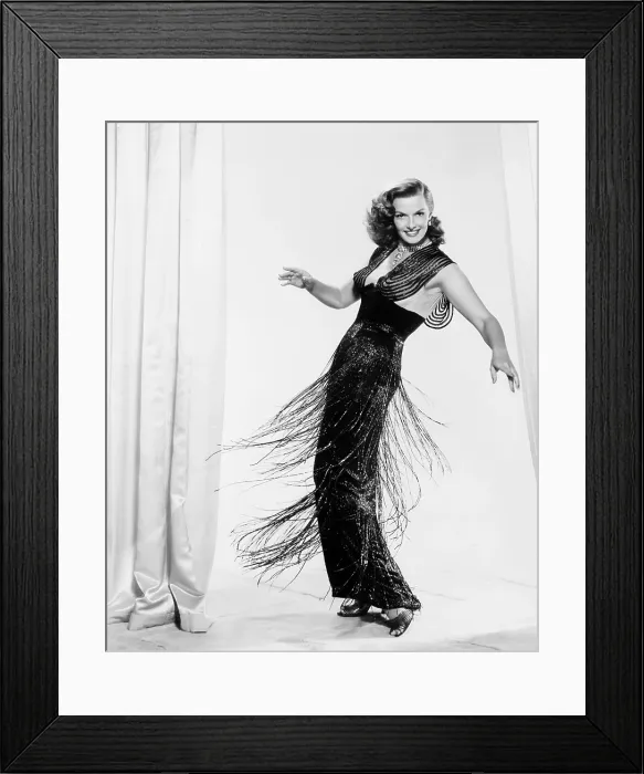 Framed Print : THE REVOLT OF MAMIE STOVER, Jane Russell, in a gown by William Travilla, 1956, TM & Copyright 20th Century Fox Film Corp. / courtesy Everett Collection