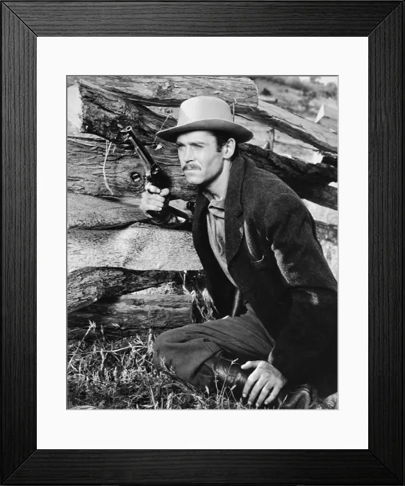 Framed Print : THE RETURN OF FRANK JAMES, Henry Fonda, 1940, TM & Copyright 20th Century Fox Film Corp. / courtesy Everett Collection Framed Print : THE RETURN OF FRANK JAMES, Henry Fonda, 1940, TM & Copyright 20th Century Fox Film Corp. / courtesy Everett Collection