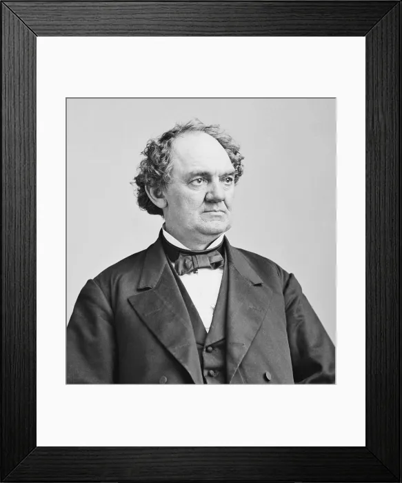 Framed Print : Phineas T. Barnum 1810- 1891 a entertainment promoter and showman established BARNUM'S AMERICAN MUSUEM in New York City in 1841 to display amusing unusual Framed Print : Phineas T. Barnum 1810- 1891 a entertainment promoter and showman established BARNUM'S AMERICAN MUSUEM in New York City in 1841 to display amusing unusual
