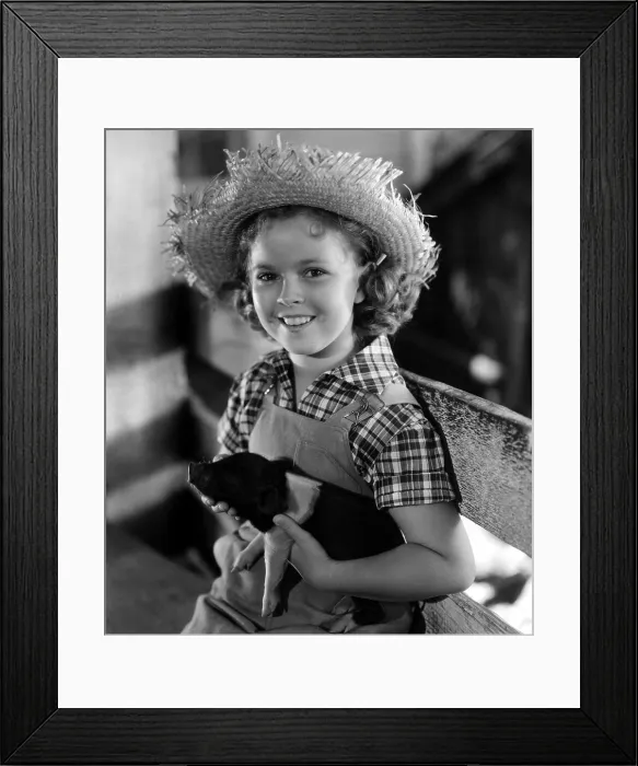 Framed Print : REBECCA OF SUNNYBROOK FARM, Shirley Temple, 1938, TM & Copyright (c) 20th Century Fox Film Corp. All rights reserved