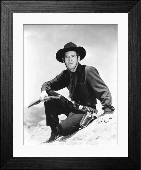 Framed Print : RETURN OF THE BAD MEN, Robert Ryan, 1948