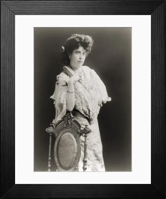 Framed Print : Mrs. James J. Molly Brown 1867-1932 acquired her wealth with her husband J.J. Brown in Colorado minefields