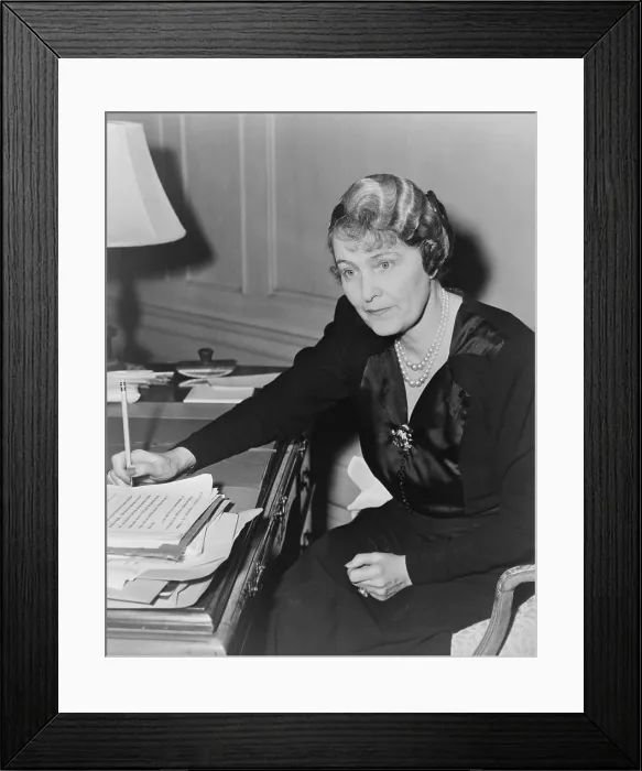 Framed Print : Marjorie Merriweather Post Hutton Davies May 1887-1973 American socialite and the founder of General Foods Inc. Among her four husbands was financier E. F