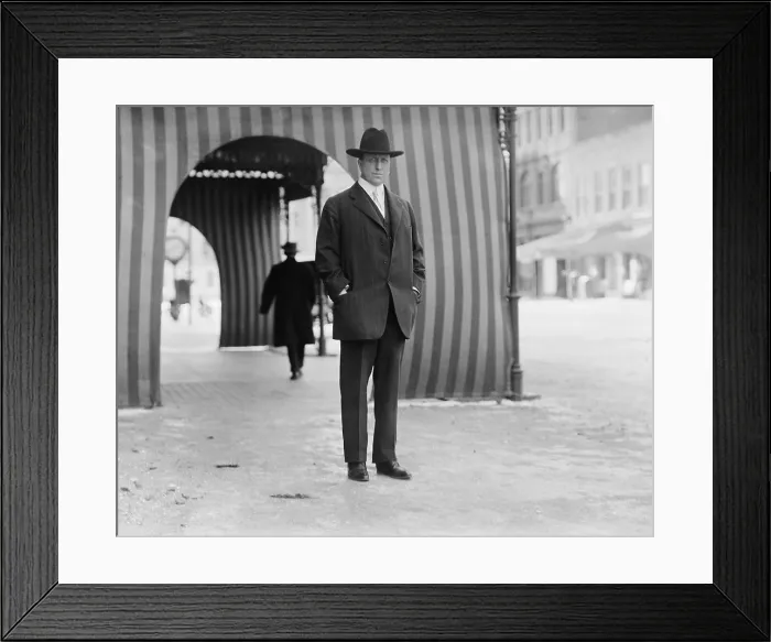 Framed Print : William Randolph Hearst photographed outside Washington D.C.'s Willard Hotel in 1911 after his unsuccessful c ampaigns for Mayor of NYC and Governor of New York State Framed Print : William Randolph Hearst photographed outside Washington D.C.'s Willard Hotel in 1911 after his unsuccessful c ampaigns for Mayor of NYC and Governor of New York State