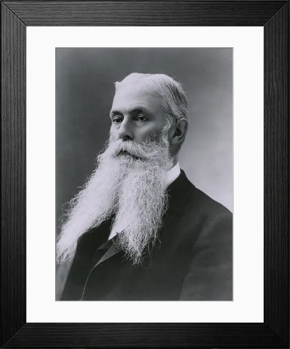 Framed Print : Sanford Dole 1844 1926 was a son of American missionaries to Hawaii