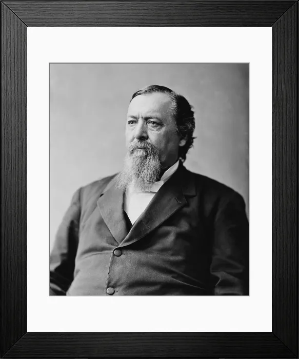 Framed Print : Marcus Alonzo Hanna 1837-1904 earned his fortune in the coal and iron industries and entered in Republican politics in the 1880s