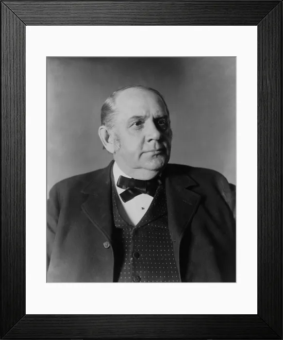 Framed Print : Marcus Alonzo Hanna 1837-1904 entered the U.S. Senate in 1897 and represented the conservative wing of the Republican Party favoring the interests of big business and industry Framed Print : Marcus Alonzo Hanna 1837-1904 entered the U.S. Senate in 1897 and represented the conservative wing of the Republican Party favoring the interests of big business and industry