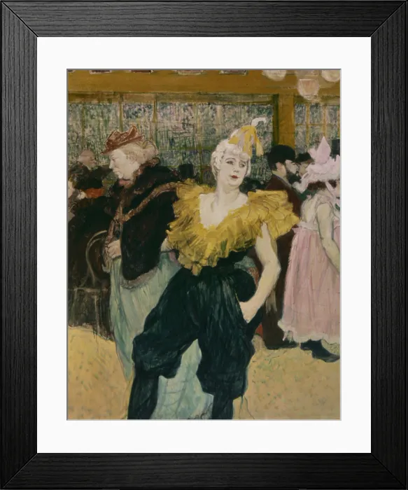 Framed Print : The clownesse Cha-U-Kao at the Moulin Rouge (La clownesse Cha-U-Kao au Moulin Rouge), by Henri de Toulouse-Lautrec, 1895, 19th Century, oil on canvas Framed Print : The clownesse Cha-U-Kao at the Moulin Rouge (La clownesse Cha-U-Kao au Moulin Rouge), by Henri de Toulouse-Lautrec, 1895, 19th Century, oil on canvas