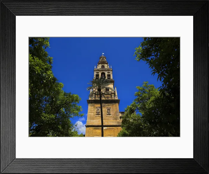 Framed Print : SPAIN. Cordoba. Mezquita (Mosque). Bell tower or minaret of the mosque-cathedral at Cordoba. - Lucas Vallecillos / Iberfoto / Everett Collection (265578)**US SALES ONLY** Framed Print : SPAIN. Cordoba. Mezquita (Mosque). Bell tower or minaret of the mosque-cathedral at Cordoba. - Lucas Vallecillos / Iberfoto / Everett Collection (265578)**US SALES ONLY**