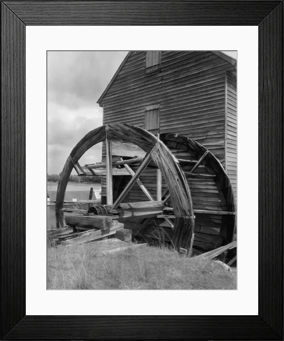 Framed Print : Poplar Grove tide mill was driven by tidal rise and fall. This type of water mill dates from Roman times. Mathews County, Virginia. 1936 photo by Frances Benjamin Johnston Framed Print : Poplar Grove tide mill was driven by tidal rise and fall. This type of water mill dates from Roman times. Mathews County, Virginia. 1936 photo by Frances Benjamin Johnston