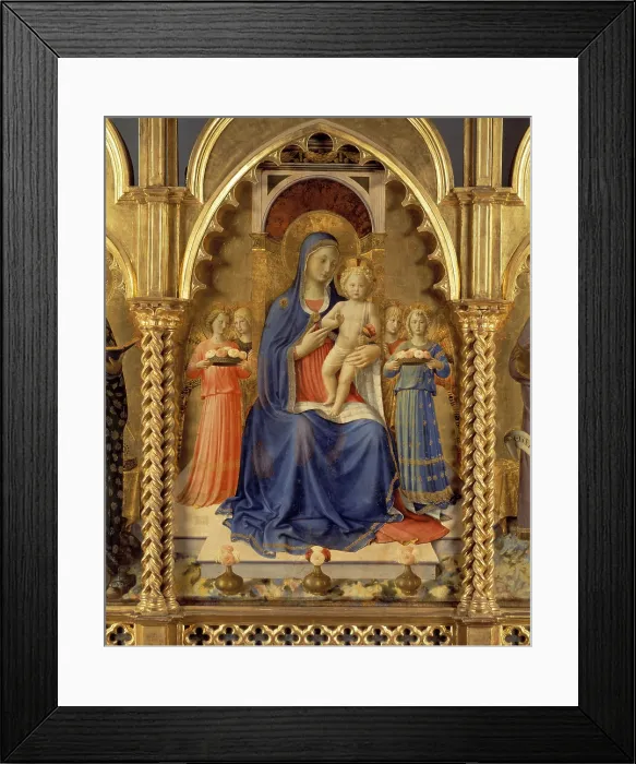 Framed Print : Perugia Triptych - Polyptych of St Framed Print : Perugia Triptych - Polyptych of St
