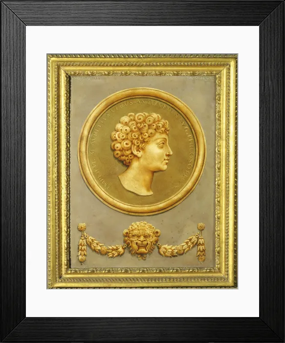 Framed Print : Rectangular Wooden Frame, by Unknown artist, 18th Century, 1768 about, pure gold gouache gilding with bole preparation, - Italy, Tuscany, Florence, Palazzo Pitti Framed Print : Rectangular Wooden Frame, by Unknown artist, 18th Century, 1768 about, pure gold gouache gilding with bole preparation, - Italy, Tuscany, Florence, Palazzo Pitti