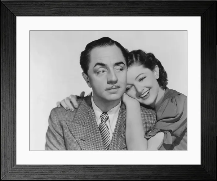 Framed Print : ANOTHER THIN MAN, from left: William Powell, Myrna Loy, 1939 Framed Print : ANOTHER THIN MAN, from left: William Powell, Myrna Loy, 1939