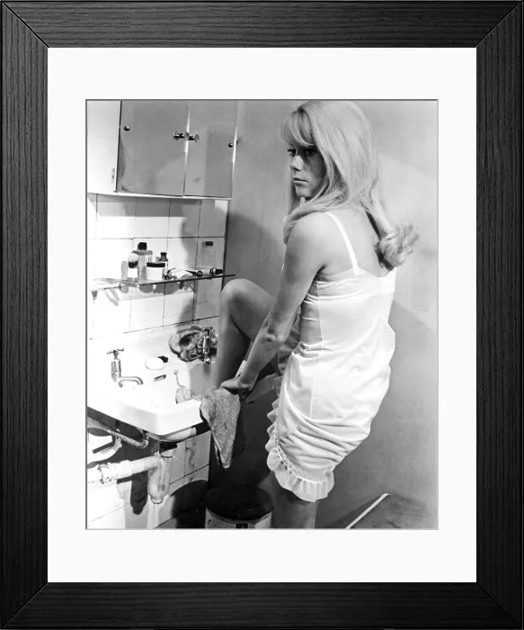 Framed Print : REPULSION, Catherine Deneuve, 1965