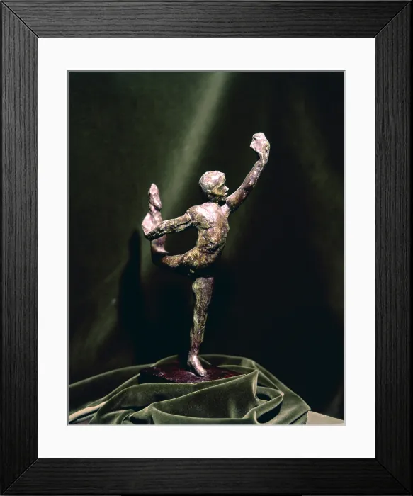 Framed Print : Dancing Movement E (Mouvement de danse E), by Franois-Auguste-Ren Rodin, after 1911, 20th Century, bronze, 36, 5 x 11, 5 x 20, 2 cm - France, Paris, Rodin Museum. Detail