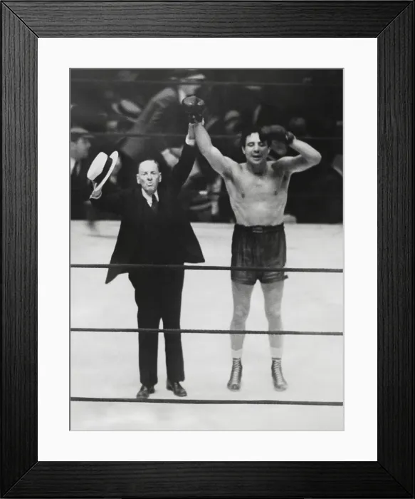Framed Print : Victorious Max Baer's became the World's Heavyweight Champion after defeating Primo Carnera. June 14, 1934 - (BSLOC_2014_17_148) Framed Print : Victorious Max Baer's became the World's Heavyweight Champion after defeating Primo Carnera. June 14, 1934 - (BSLOC_2014_17_148)
