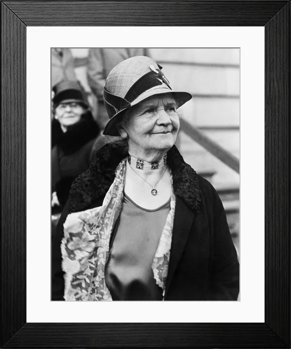 Framed Print : Lucy Peabody President of the Women's National Committee for Law Enforcement an organization of 12 million that lobbied for strict enforcement of the 18th Amendment