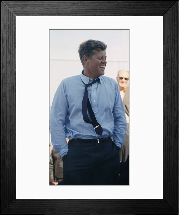 Framed Print : A relaxed President John Kennedy enjoying the America's Cup Race off Newport, Rhode Island, on Sept. 15, 1962 Framed Print : A relaxed President John Kennedy enjoying the America's Cup Race off Newport, Rhode Island, on Sept. 15, 1962