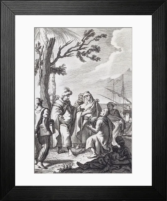 Framed Print : CRUZ VAZQUEZ, Manuel de la (1750-1792); FABREGAT, Jose Joaquin (1748-1844). El Trato de Argel. 1784. Illustration of Miguel de Cervantes work 'El Trato de Argel' Framed Print : CRUZ VAZQUEZ, Manuel de la (1750-1792); FABREGAT, Jose Joaquin (1748-1844). El Trato de Argel. 1784. Illustration of Miguel de Cervantes work 'El Trato de Argel'