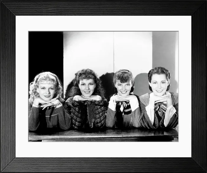 Framed Print : LITTLE WOMEN, Joan Bennett, Jean Parker, Katharine Hepburn, Frances Dee, 1933 Framed Print : LITTLE WOMEN, Joan Bennett, Jean Parker, Katharine Hepburn, Frances Dee, 1933