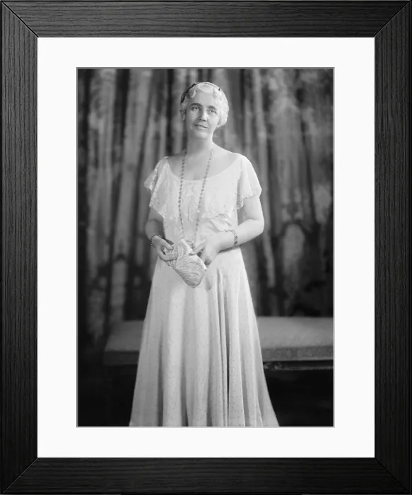 Framed Print : First Lady Lou Hoover, ca. 1928-1932. (BSLOC_2015_16_56)