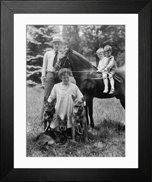 Framed Print : Gifford Pinchot with his family, ca. 1922 when he successfully ran for Governor of Pennsylvania Framed Print : Gifford Pinchot with his family, ca. 1922 when he successfully ran for Governor of Pennsylvania