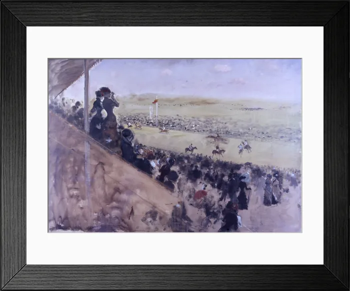 Framed Print : Longchamps Races (Le corse di Longchamps), by Giuseppe De Nittis, 1883, 19th Century, oil on canvas, 117 x 80 cm - Italy, Puglia, Barletta, Giuseppe De Nittis Collection Framed Print : Longchamps Races (Le corse di Longchamps), by Giuseppe De Nittis, 1883, 19th Century, oil on canvas, 117 x 80 cm - Italy, Puglia, Barletta, Giuseppe De Nittis Collection