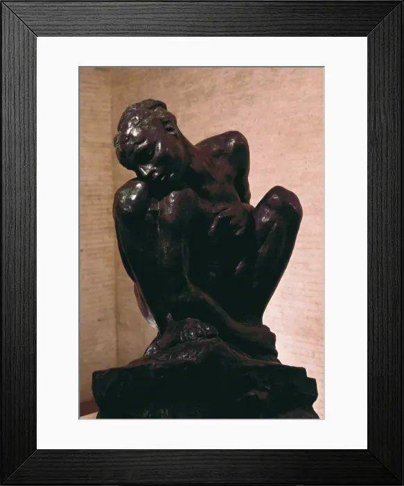 Framed Print : Crouching Woman (femme accroupie), by Auguste Rodin, 1882, 19th Century, bronze, 84 x 60 x 50 cm - France, Paris, Rodin Museum. Whole artwork view Framed Print : Crouching Woman (femme accroupie), by Auguste Rodin, 1882, 19th Century, bronze, 84 x 60 x 50 cm - France, Paris, Rodin Museum. Whole artwork view