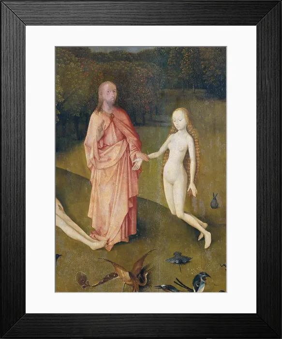 Framed Print : The Garden of Earthly Delights, by Van Aeken Joren Anthoniszoon known as Bosch Hieronymus, 16th Century, 1503 -1504, oil on panel, cm 220 x 195 - Spain, Comunidad de Madrid Framed Print : The Garden of Earthly Delights, by Van Aeken Joren Anthoniszoon known as Bosch Hieronymus, 16th Century, 1503 -1504, oil on panel, cm 220 x 195 - Spain, Comunidad de Madrid
