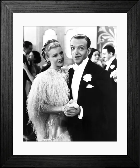 Framed Print : TOP HAT, Ginger Rogers, Fred Astaire, 1935