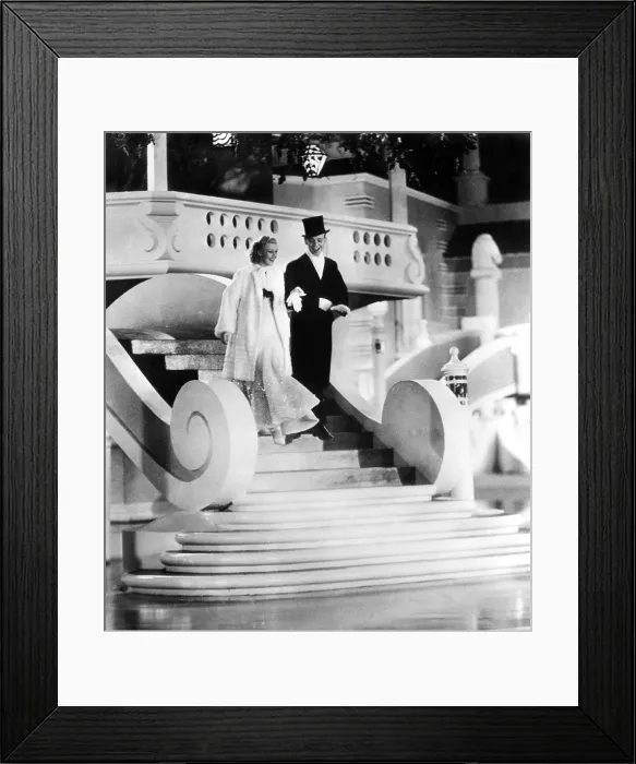 Framed Print : TOP HAT, Ginger Rogers, Fred Astaire, 1935