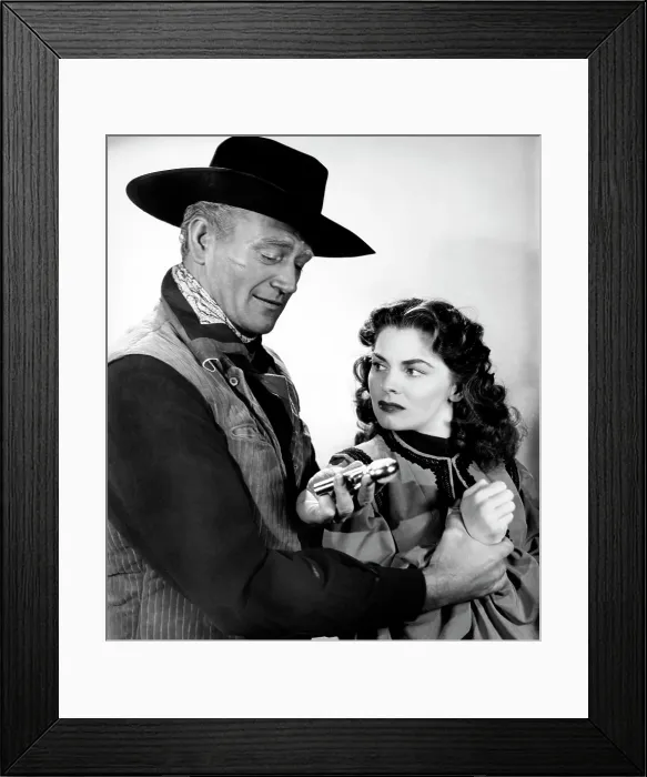 Framed Print : RED RIVER, John Wayne, Joanne Dru, 1948
