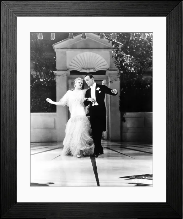 Framed Print : TOP HAT, from left: Ginger Rogers, Fred Astaire, 1935