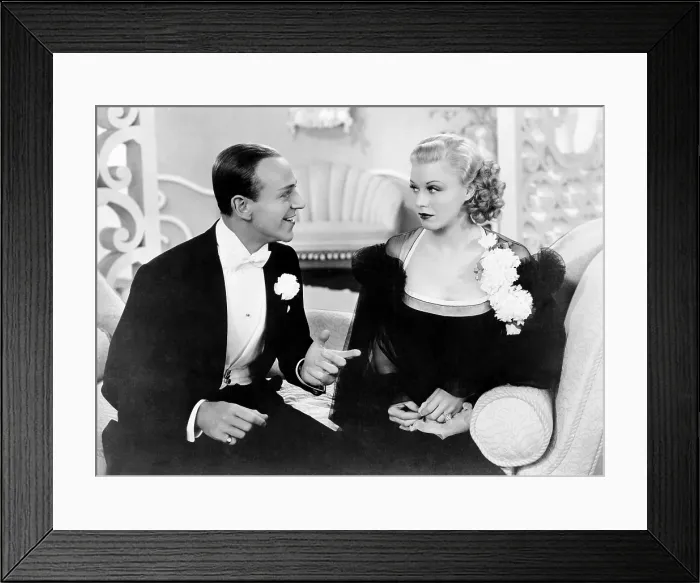 Framed Print : TOP HAT, from left, Fred Astaire, Ginger Rogers, 1935 Framed Print : TOP HAT, from left, Fred Astaire, Ginger Rogers, 1935