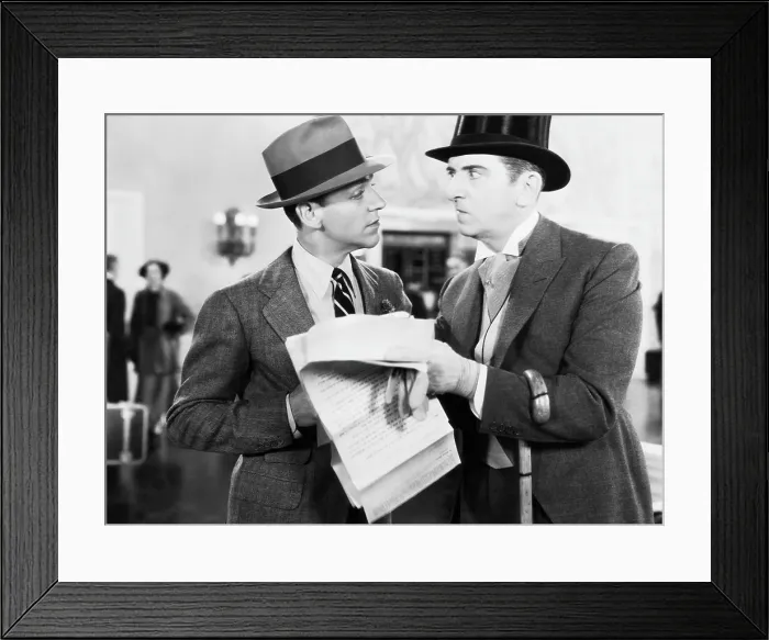 Framed Print : TOP HAT, Fred Astaire, Edward Everett Horton, 1935