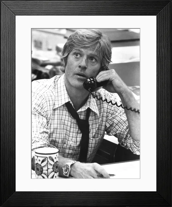 Framed Print : ALL THE PRESIDENT'S MEN, Robert Redford, 1976
