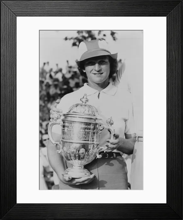 Framed Print : Babe Didrikson Zaharias holding trophy after the Tam O'Shanter golf tournament, Chicago. Ca. 1950. - (BSLOC_2014_17_183) Framed Print : Babe Didrikson Zaharias holding trophy after the Tam O'Shanter golf tournament, Chicago. Ca. 1950. - (BSLOC_2014_17_183)