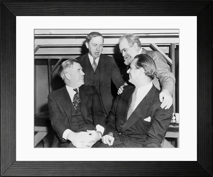 Framed Print : Progressive Party members in 1947